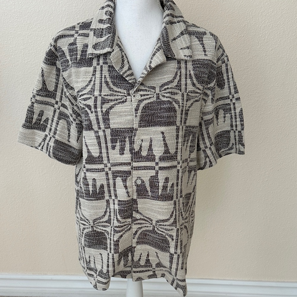 Truth by Republic Men's Geometric Shirt